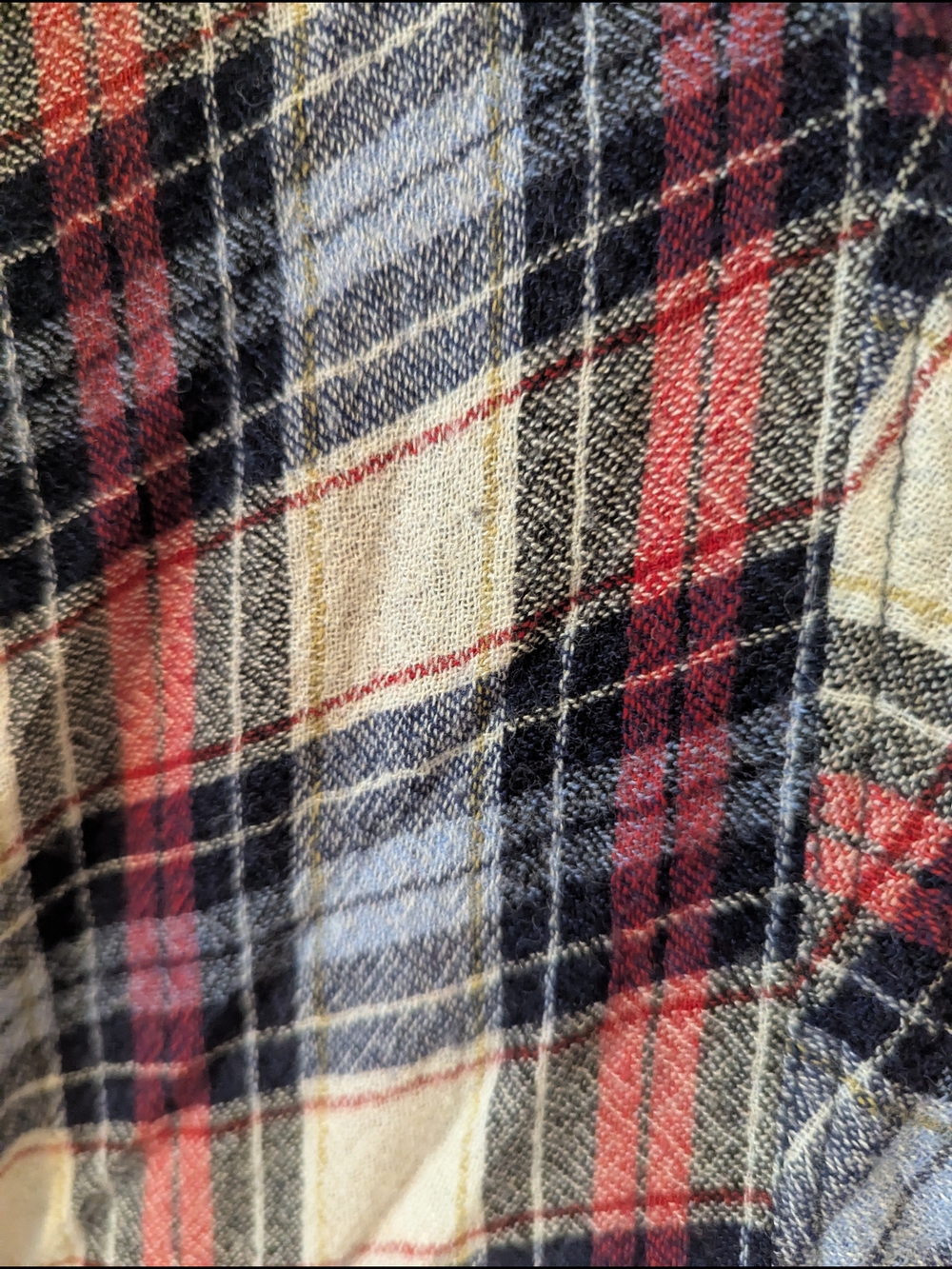 Free People Promise Anything Plaid Flannel Crop Ruffle Babydoll Shirt Top XS/S/M - Picture 5 of 13